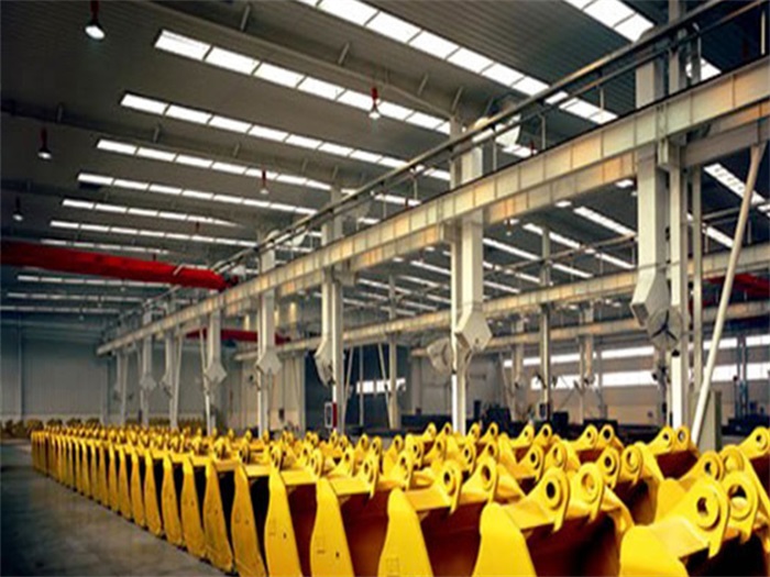 威海徐工集团挖掘机装配车间